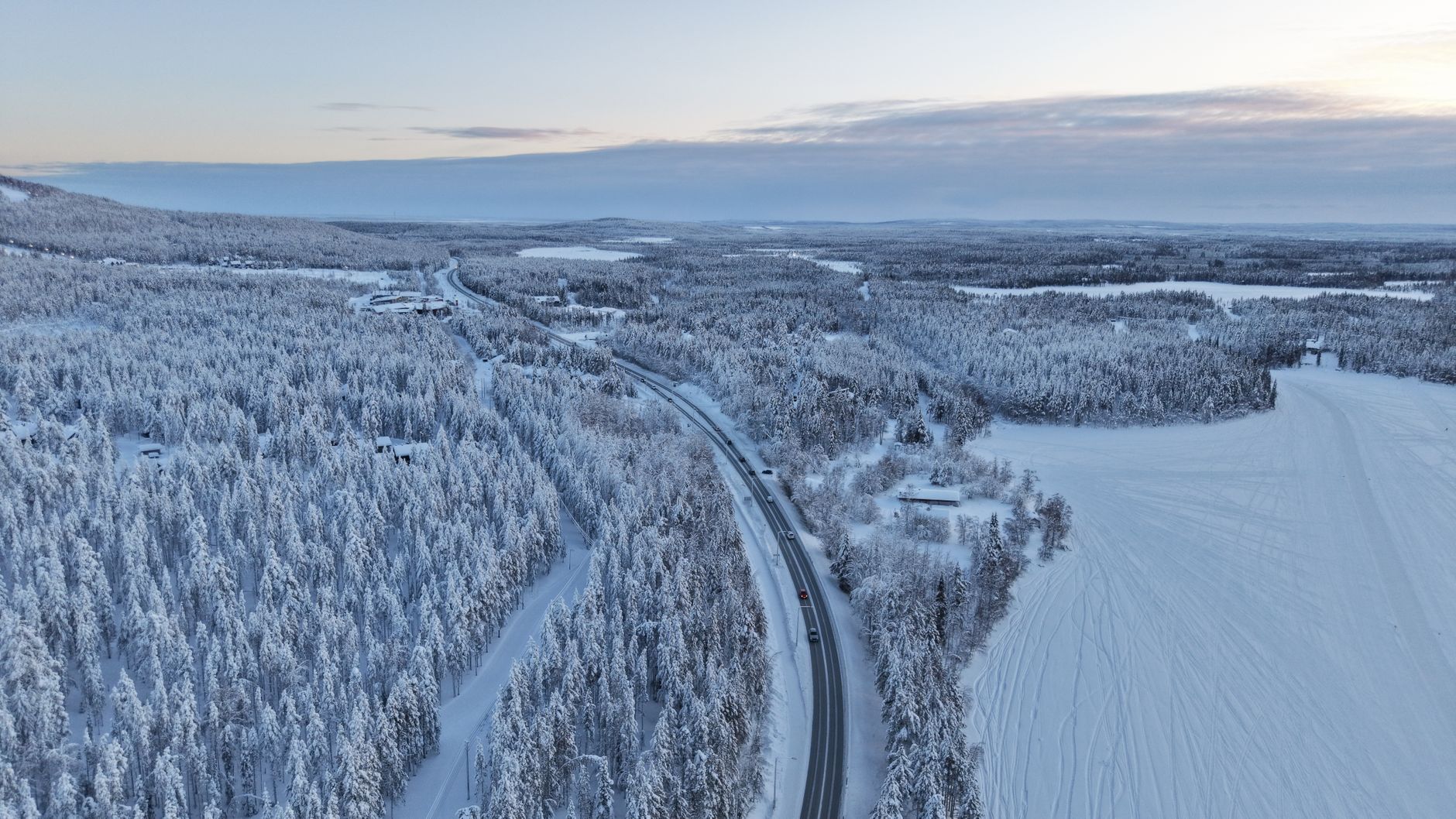 فنلندا — Rovaniemi → Inari