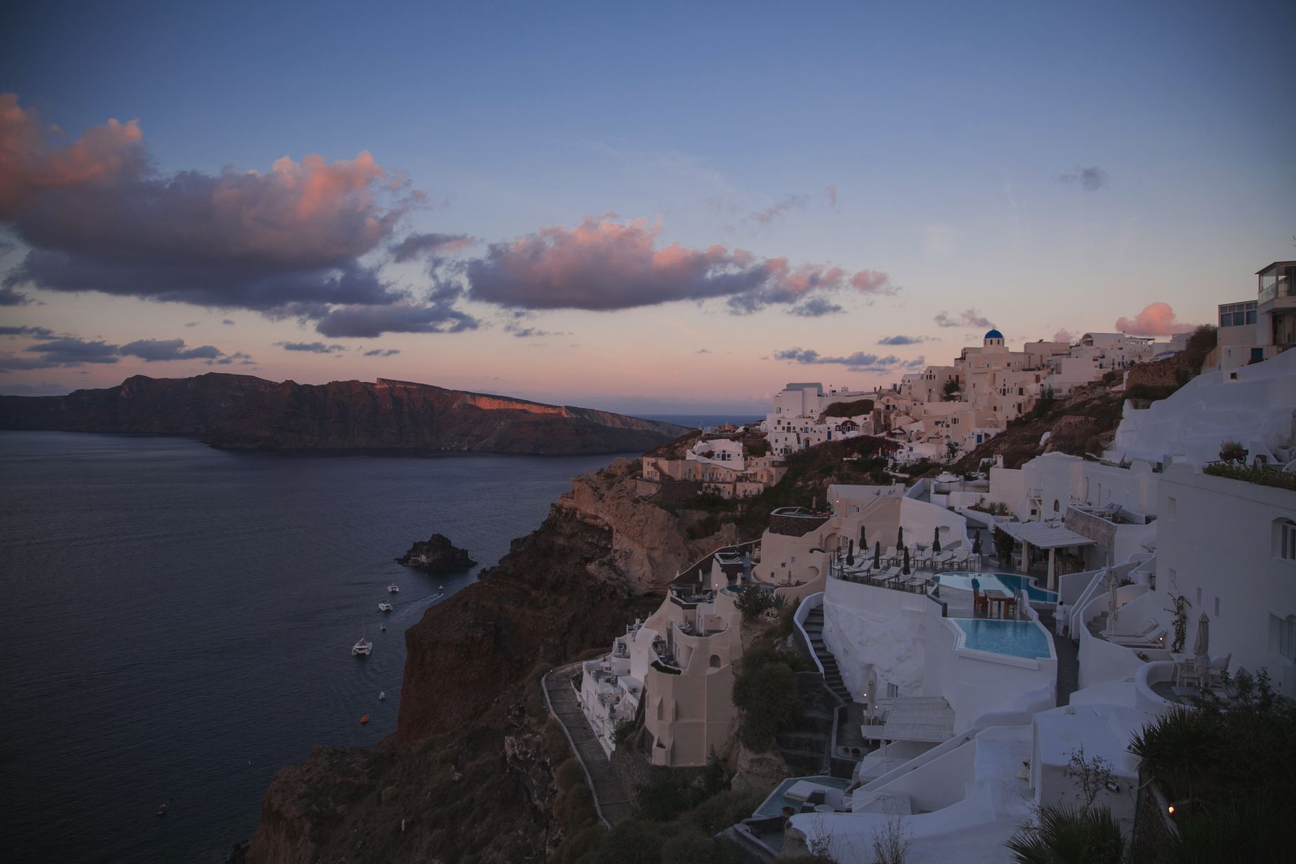 اليونان — Santorini → Fira
