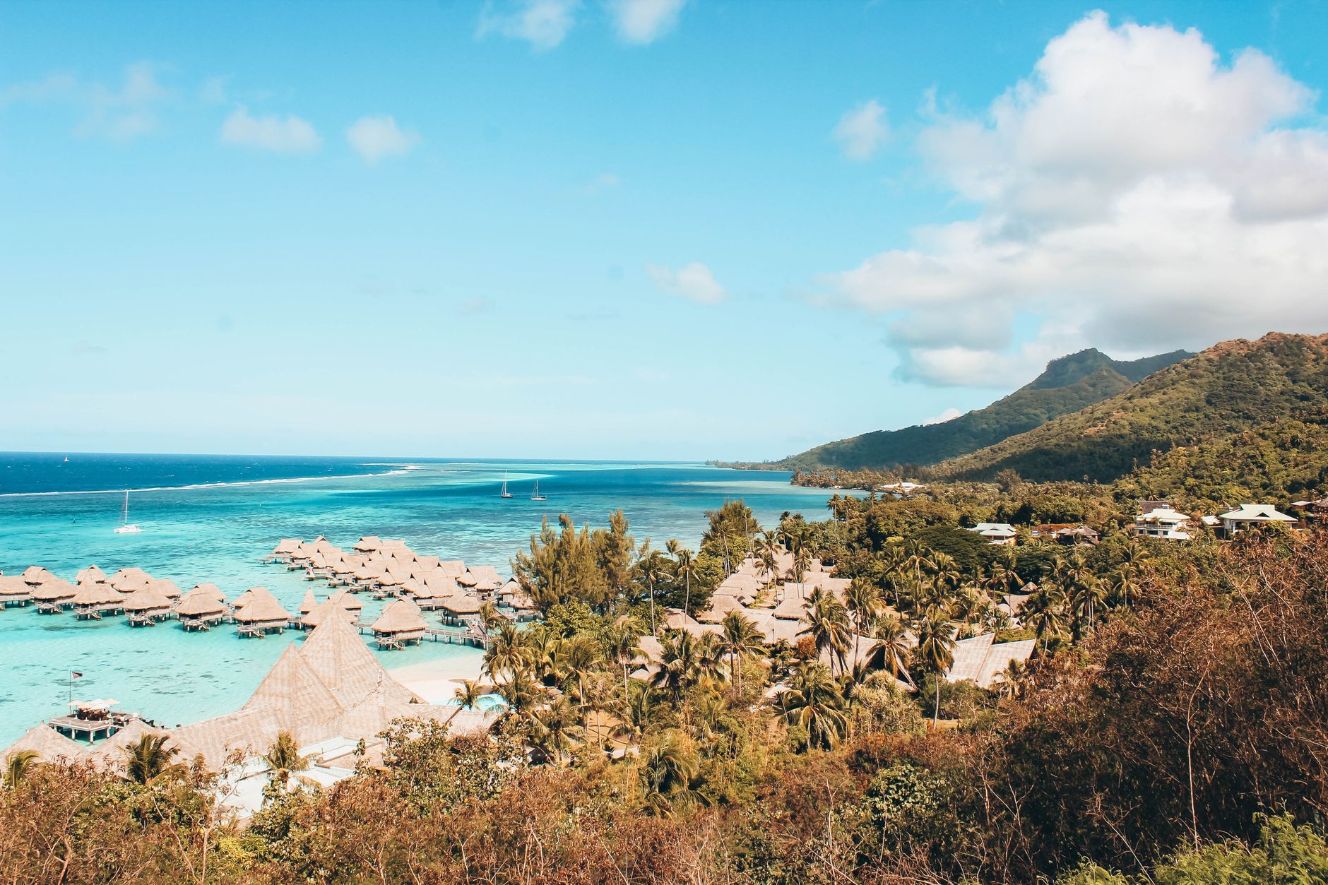 بولينيزيا الفرنسية — Tahiti → Bora Bora